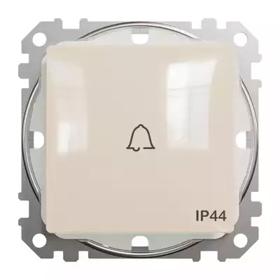 Przycisk zwierny dzwonek IP44 Beżowy Schneider Sedna Design&amp;Elements - SDD212131