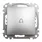 Przycisk zwierny "dzwonek" Szczotkowane Aluminium Schneider Sedna Elements - SDD170131