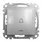 Przycisk zwierny "dzwonek" z podświetleniem Srebrne Aluminium Schneider Sedna DesignElements - SDD113131L