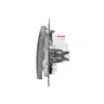 Przycisk zwierny światło Srebrne Aluminium Schneider Sedna Design&amp;Elements - SDD113132
