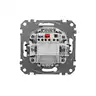 Przycisk zwierny światło z podświetleniem Srebrne Aluminium Schneider Sedna Design&amp;Elements - SDD113132L