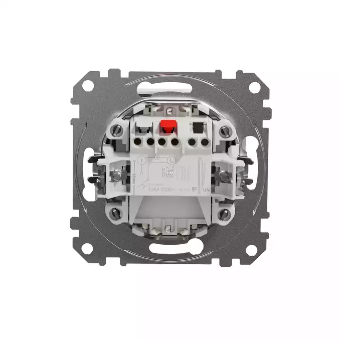 Przycisk zwierny z etykietą i podświetleniem Biały Schneider Sedna Design&amp;Elements - SDD111133L