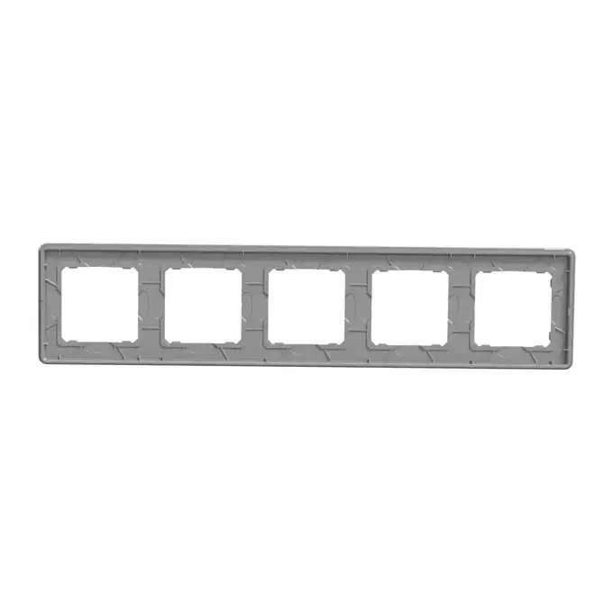 Ramka pięciokrotna Szkło Białe Schneider Sedna Elements - SDD360805