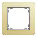 Ramka pojedyncza Szczotkowane Złoto Schneider Sedna Elements - SDD371801