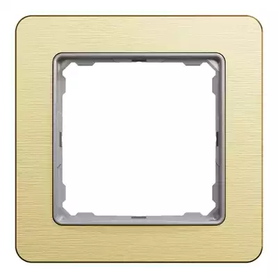 Ramka pojedyncza Szczotkowane Złoto Schneider Sedna Elements - SDD371801