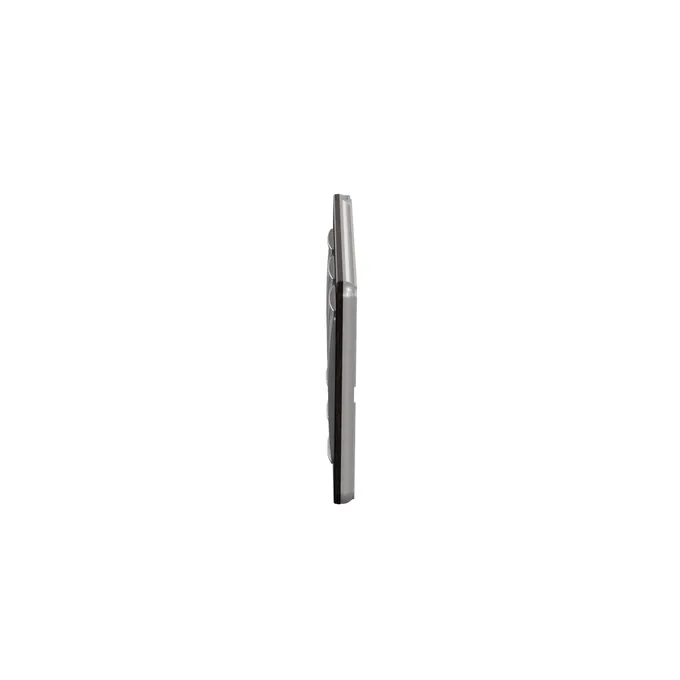 Ramka potrójna Heban Schneider Sedna Elements SDD381803U - widok z boku na białym tle