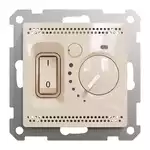 Regulator temperatury z wbudowanym czujnikiem temperatury Beżowy Schneider Sedna Design&amp;Elements - SDD112506