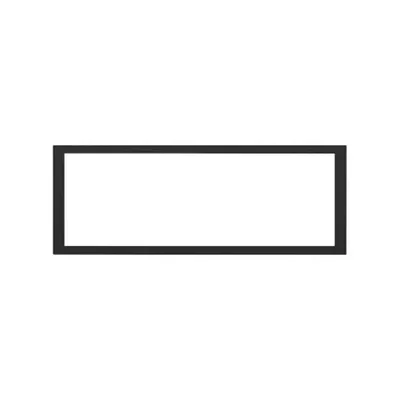 Potrójna ramka do gniazdek elektrycznych w kolorze czarny mat, seria Simon 100 Matrix.