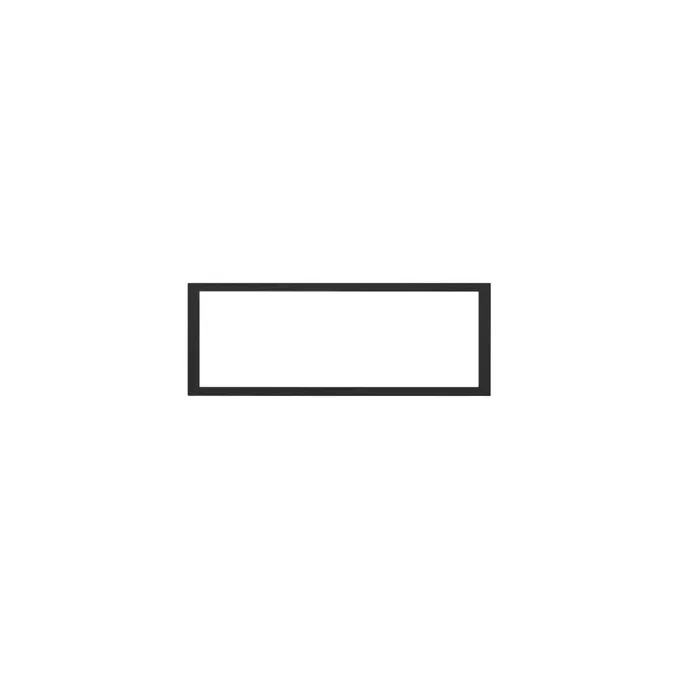 Potrójna ramka do gniazdek elektrycznych w kolorze czarny mat, seria Simon 100 Matrix.