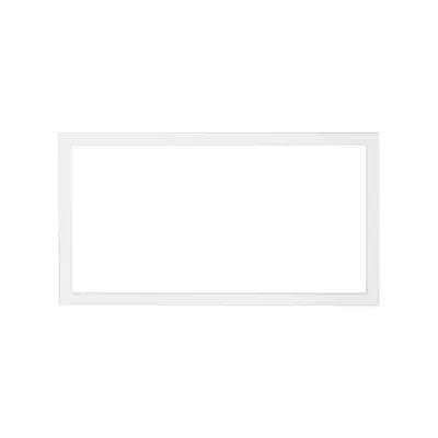 Ramka podwójna Simon 100 Matrix w kolorze białym matowym, elegancka i minimalistyczna, idealna do nowoczesnych wnętrz.