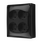 Gniazdo poczwórne z uziemieniem Schuko i przesłonami natynkowe IP-44 (zaciski śrubowe) Czarny mat, klapka transparentna Simon Aquaclick - ACGSZ4Z/49A