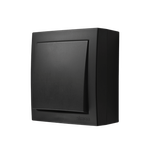 Łącznik schodowy natynkowy IP-44 10AX (bez piktogramu) Czarny mat Simon Aquaclick - ACW6/X/49