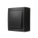 Łącznik schodowy natynkowy IP-44 10AX (bez piktogramu) Czarny mat Simon Aquaclick - ACW6/X/49