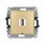 Gniazdo USB-A A 2.0 pojedyncze Złoty Karlik Mini - 29MGUSBBO-1