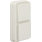 Łącznik schodowy-uniwersalny + gniazdo z uziemieniem i przesłonami podtynkowy (pion) IP55 Biały Berker W.1