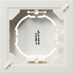 Puszka natynkowa pojedyncza płaska Biały połysk Gira System E2/Event/Esprit - 021929