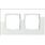 Ramka podwójna Szkło białe Gira Esprit - 021212