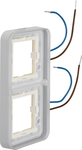 Ramka podwójna pionowa z podświetleniem białym do puszki natynkowej IP55 Berker W.1 - 13393512