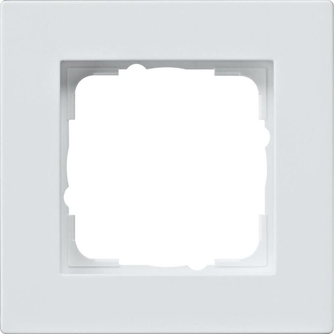 Ramka pojedyncza (montaż płaski) Biały połysk Gira E2 - 0211295