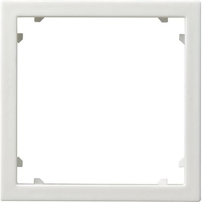 Ramka pośrednia 45x45 kwadratowa Biały mat Gira System 55 - 028327