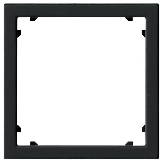 Ramka pośrednia 45x45 kwadratowa Czarny mat Gira System 55 - 0283005