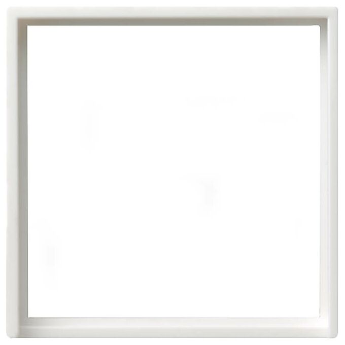 Ramka pośrednia 50x50 kwadratowa Biały mat Gira System 55 - 028227
