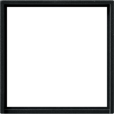 Ramka pośrednia 50x50 kwadratowa Czarny mat Gira System 55 - 0282005