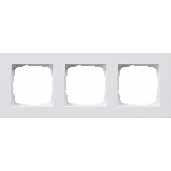 Ramka potrójna (montaż płaski) Biały mat Gira E2 - 0213225