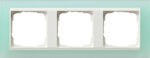 Ramka potrójna Seledynowy/Biały połysk Gira Event Opaque - 0213395