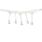 Girlanda 15 metrów Biała z żarówką filamentową 15x1,5W IP44 Milagro - EKO7067