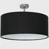 Lampa podsufitowa CASINO BLACK/CHROME 1xE27 Milagro - ML6379