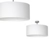 Lampa podsufitowa CASINO WHITE/CHROME 1xE27 Milagro - ML6373