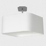 Lampa podsufitowa NAPOLI WHITE/CHROME 1xE27 Milagro - ML6361