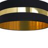 Lampa sufitowa PALMIRA BLACK / GOLD 1xE27 Milagro - MLP6319