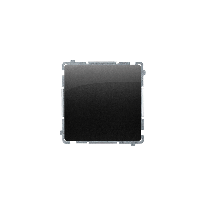 Przycisk pojedynczy rozwierny bez piktogramu 10AX Czarny mat - BMPR1.01/49 Basic