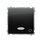 Przycisk zwierny "dzwonek" z podświetleniem 10AX Czarny mat - BMD1L.01/49 Basic