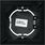 Puszka natynkowa pojedyncza płaska Czarny mat Gira E2/Event/Esprit - 0219005