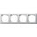 Ramka poczwórna Biały połysk Gira Standard 55 - 021403