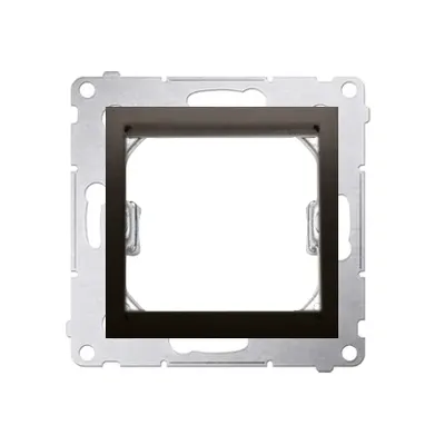 Adapter (przejściówka) na osprzęt standardu 45 x 45 mm, brąz mat, Simon 54 - DA45.01/46