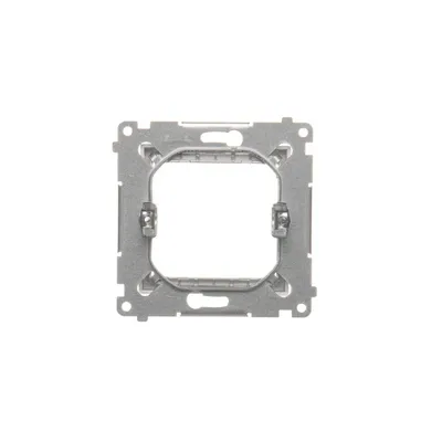 Adapter (przejściówka) na osprzęt standardu 45x45 mm, srebrny mat, model DA45.01/43 marki Kontakt-Simon.