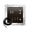 Regulator temperatury z wyświetlaczem z czujnikiem zewnętrznym Brąz mat Simon 54 - DTRNSZ.01/46