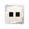 Gniazdo HDMI + RJ45 kat.6 Kremowy Simon 54 - DGHRJ45.01/41