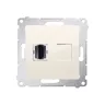 Gniazdo HDMI pojedyncze kremowe Simon 54 z serii DGHDMI.01/41, idealne do nowoczesnych instalacji.