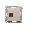 Gniazdo HDMI pojedyncze kremowe z serii Simon 54, model DGHDMI.01/41, producenta Kontakt-Simon.