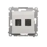 Gniazdo Simon 54 HDMI + RJ45 kat.6 białe DGHRJ45.01/11 - połączenie dla nowoczesnych instalacji.
