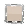 Łącznik schodowy 16AX kremowy Simon 54 DW6A.01/41 z metalowym mechanizmem mocującym.