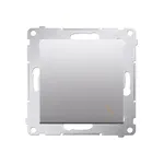 Łącznik schodowy Simon 54 w kolorze srebrny mat, model DW6.01/43, o obciążalności 10AX.