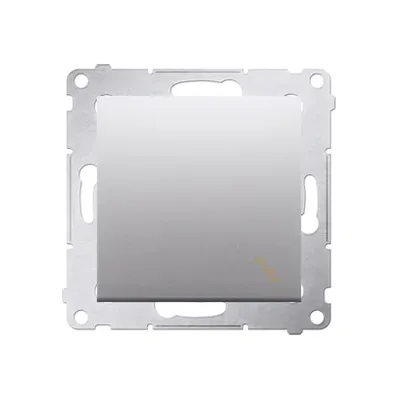 Łącznik schodowy Simon 54 w kolorze srebrny mat, model DW6.01/43, o obciążalności 10AX.