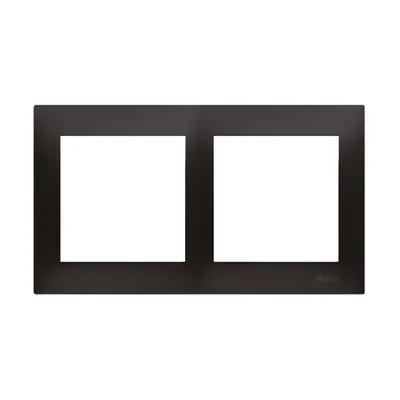 Podwójna ramka Gips Antracyt Simon 54 Premium DRK2/48 z logo producenta Kontakt-Simon.