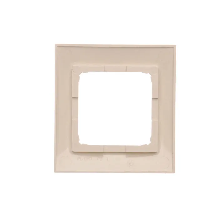 Ramka pojedyncza Simon 54 Premium w kolorze kremowym, model DR1/41, producent Kontakt-Simon.